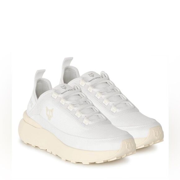 Naked Wolfe DRIP WHITE NYLON Sneakers Men’s 7 Women 9 - Picture 1 of 11